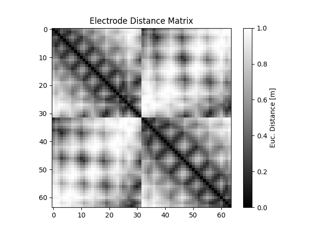 Electrode Distance Matrix